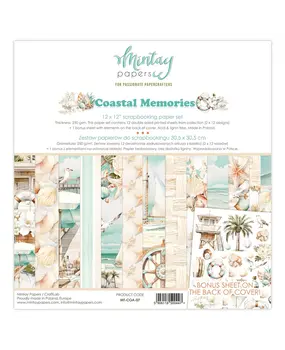 Mintay Coastal Memories 12x12 Inch Scrapbooking Paper Set (MT-COA-07) Mintay Coastal Memories 12x12 Inch Scrapbooking Paper Set (MT-COA-07)