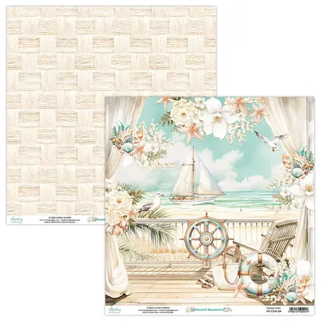 Mintay Coastal Memories 12x12 Inch Scrapbooking Paper Set (MT-COA-07) Mintay Coastal Memories 12x12 Inch Scrapbooking Paper Set (MT-COA-07)