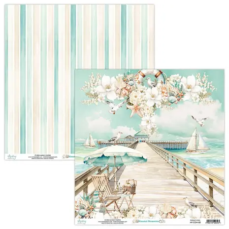 Mintay Coastal Memories 6x6 Inch Scrapbooking Paper Pad (MT-COA-08) Mintay Coastal Memories 6x6 Inch Scrapbooking Paper Pad (MT-COA-08)