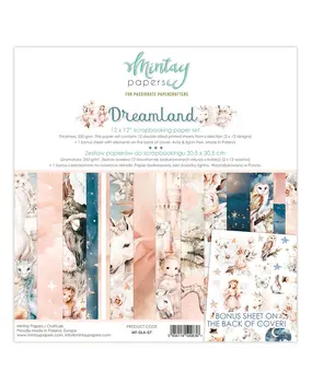 Mintay Dreamland 12x12 Inch Scrapbooking Paper Set (MT-DLA-07)
