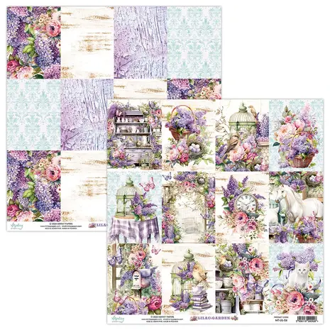 Mintay Lilac Garden 12x12 Inch Scrapbooking Paper Set (MT-LIL-07) Mintay Lilac Garden 12x12 Inch Scrapbooking Paper Set (MT-LIL-07)