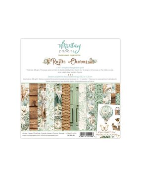 Mintay Rustic Charms 6x6 Inch Scrapbooking Paper Pad (MT-RST-08)