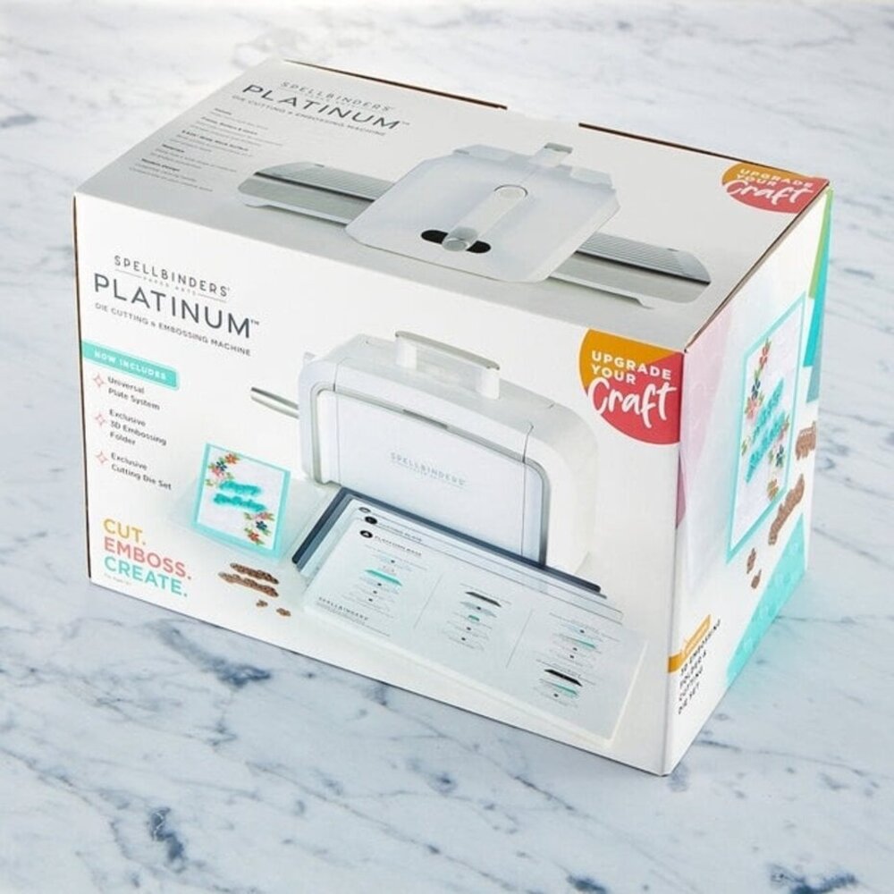 Spellbinders Platinum Die Cutting And Embossing Machine 8.5 Inch Platform (PL-126) Spellbinders Platinum Die Cutting And Embossing Machine 8.5 Inch Platform (PL-126)
