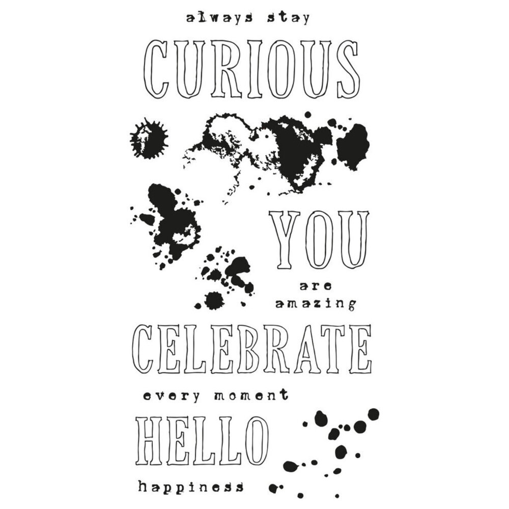 Sizzix Clear Stamps Hello You Sentiments (666630) Sizzix Clear Stamps Hello You Sentiments (666630)