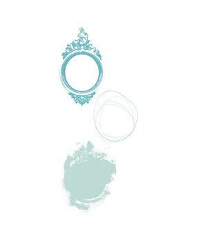 Sizzix Clear Stamps Artsy Regal Frame (666631) Sizzix Clear Stamps Artsy Regal Frame (666631)