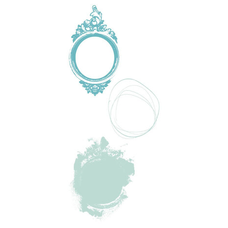 Sizzix Clear Stamps Artsy Regal Frame (666631)