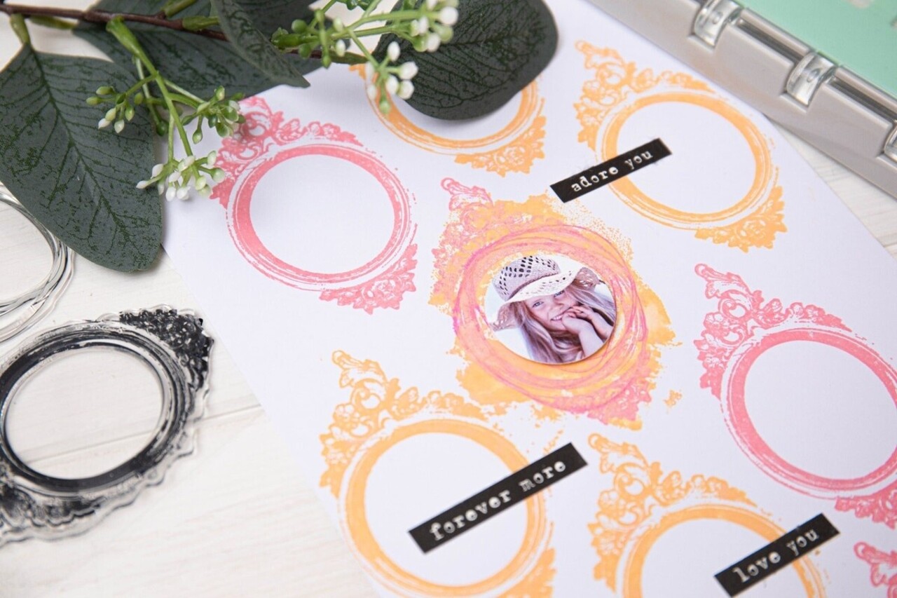 Sizzix Clear Stamps Artsy Regal Frame (666631)