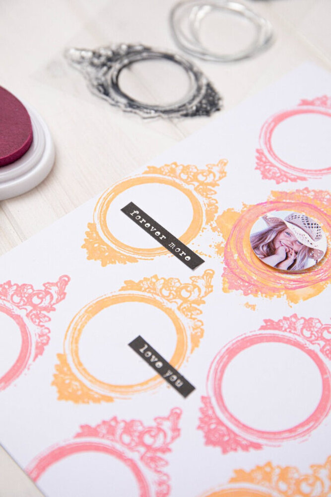 Sizzix Clear Stamps Artsy Regal Frame (666631)