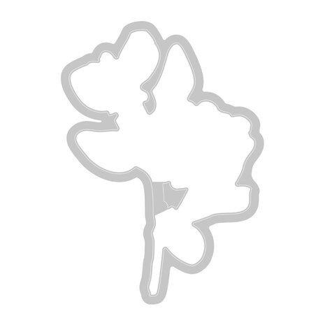 Sizzix Clear Stamps with Framelits Floral Mix Cluster (666632)