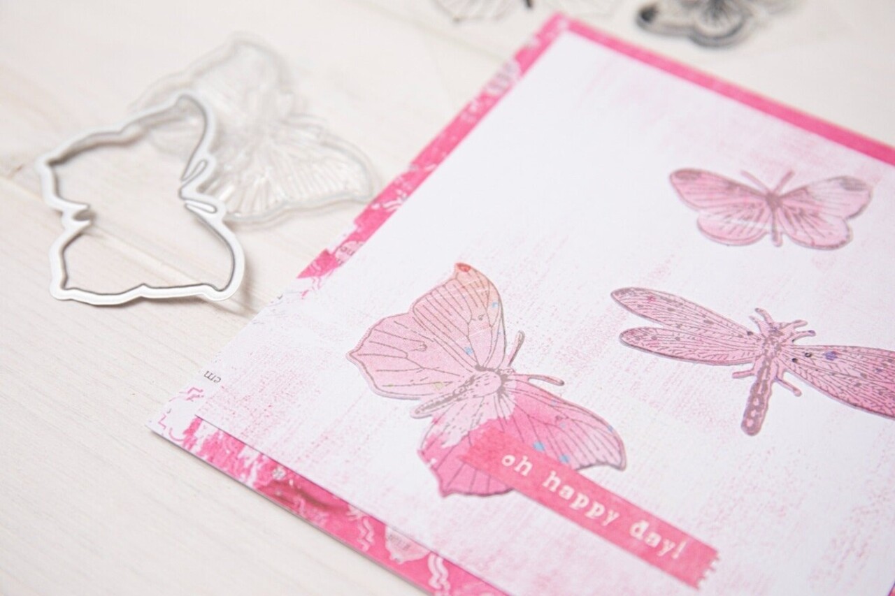 Sizzix Clear Stamps with Framelits Engraved Wings (666633) Sizzix Clear Stamps with Framelits Engraved Wings (666633)