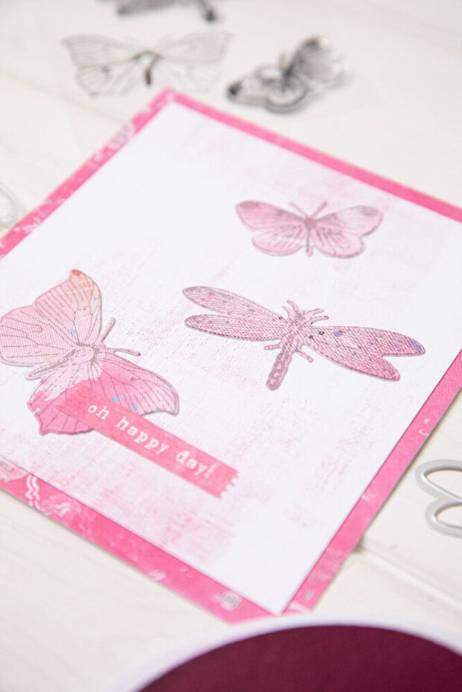 Sizzix Clear Stamps with Framelits Engraved Wings (666633) Sizzix Clear Stamps with Framelits Engraved Wings (666633)