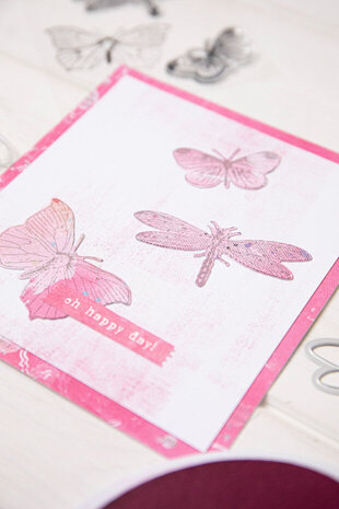 Sizzix Clear Stamps with Framelits Engraved Wings (666633) Sizzix Clear Stamps with Framelits Engraved Wings (666633)