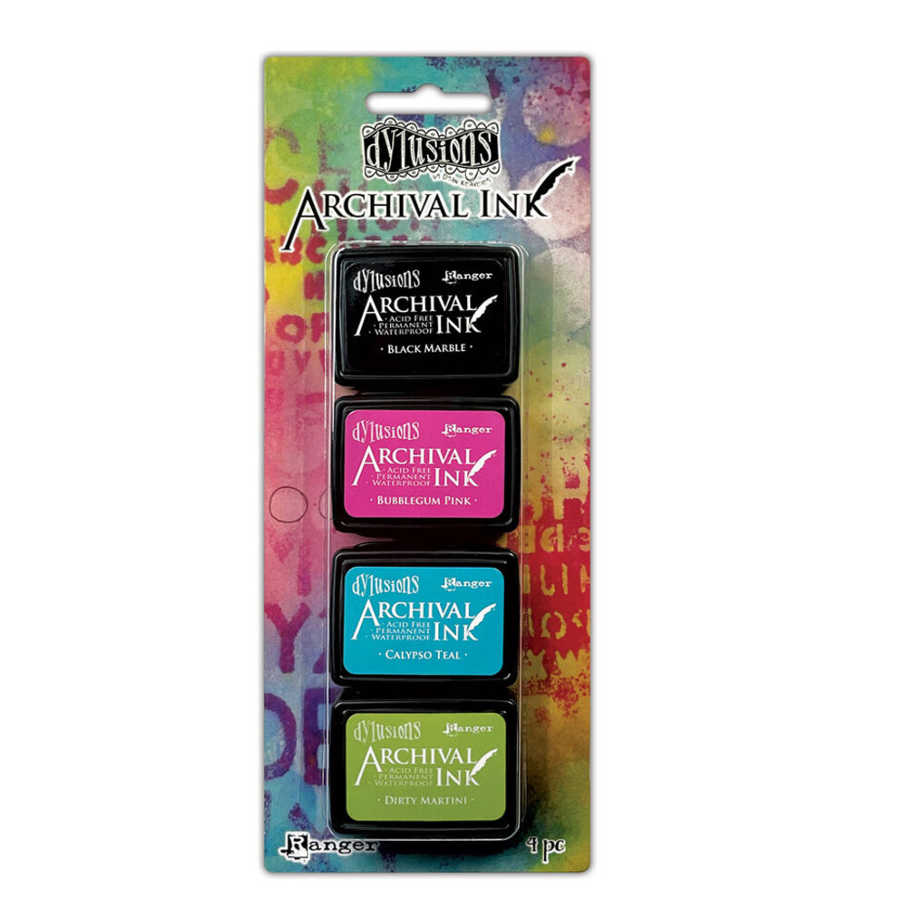Ranger Dylusions Mini Archival Ink Pad Kit #1 (AMDK85218) Ranger Dylusions Mini Archival Ink Pad Kit #1 (AMDK85218)