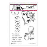 Dina Wakley MEdia You Matter Cling Stamps (MDR83290)