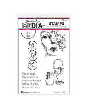 Dina Wakley MEdia You Matter Cling Stamps (MDR83290)