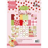 Marianne Design Picnic Time A5 Pretty Papers Bloc (PK9189)*