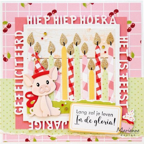 Marianne Design Picnic Time A5 Pretty Papers Bloc (PK9189)