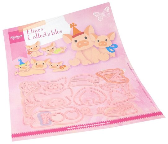 Marianne Design Collectables Pig Family (COL1545) Marianne Design Collectables Pig Family (COL1545)