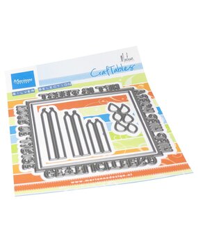 Marianne Design Craftables Felicitatie Vierkant (CR1656) Marianne Design Craftables Felicitatie Vierkant (CR1656)