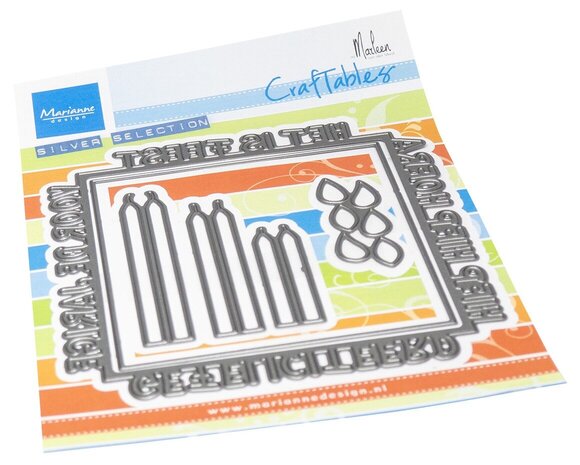 Marianne Design Craftables Felicitatie Vierkant (CR1656) Marianne Design Craftables Felicitatie Vierkant (CR1656)