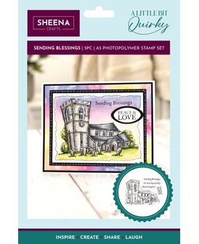 Sheena A Little Bit Quirky Clear Stamp Sending Blessings (SD-STP-SEBL) Sheena A Little Bit Quirky Clear Stamp Sending Blessings (SD-STP-SEBL)