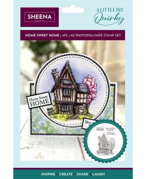 Sheena A Little Bit Quirky Clear Stamp Home Sweet Home (SD-STP-HSH) Sheena A Little Bit Quirky Clear Stamp Home Sweet Home (SD-STP-HSH)