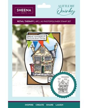 Sheena A Little Bit Quirky Clear Stamp Retail Therapy (SD-STP-RETH) Sheena A Little Bit Quirky Clear Stamp Retail Therapy (SD-STP-RETH)