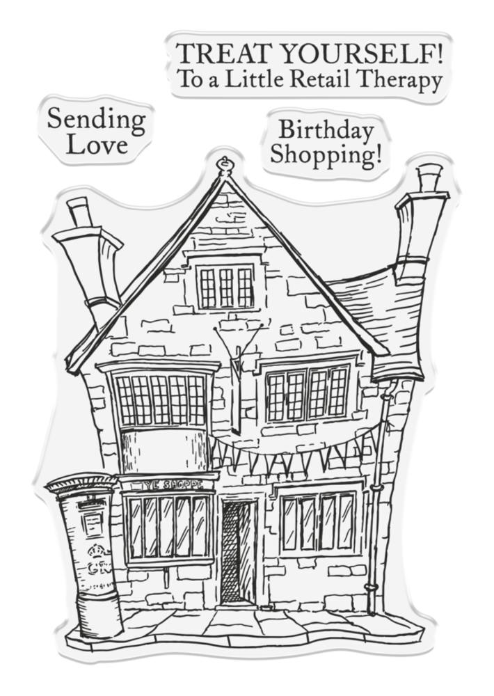 Sheena A Little Bit Quirky Clear Stamp Retail Therapy (SD-STP-RETH) Sheena A Little Bit Quirky Clear Stamp Retail Therapy (SD-STP-RETH)