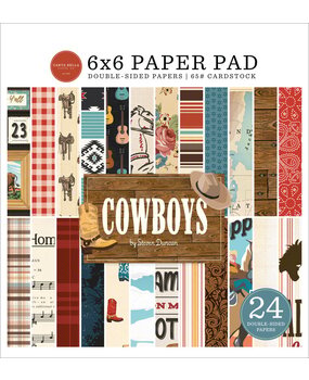 Carta Bella Cowboys 6x6 Inch Paper Pad (CBCBS371023)
