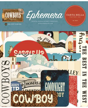 Carta Bella Cowboys Ephemera (CBCBS371024) Carta Bella Cowboys Ephemera (CBCBS371024)