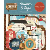 Carta Bella Cowboys Ephemera Frames & Tags (CBCBS371025)