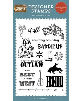 Carta Bella Cowboys Saddle Up Clear Stamps (CBCBS371040)