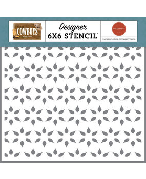 Carta Bella Cowboys Best Of The West Flower Stencil (CBCBS371033) Carta Bella Cowboys Best Of The West Flower Stencil (CBCBS371033)
