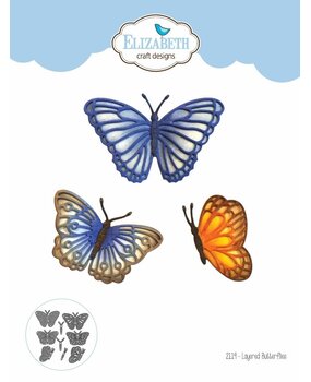 Elizabeth Craft Designs Evening Rose Dies Layered Butterflies (2119) Elizabeth Craft Designs Evening Rose Dies Layered Butterflies (2119)