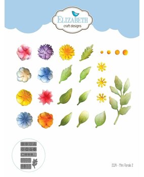 Elizabeth Craft Designs Evening Rose Dies Mini Florals 2 (2124) Elizabeth Craft Designs Evening Rose Dies Mini Florals 2 (2124)