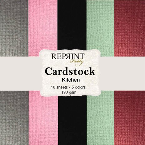 Reprint Kitchen 12x12 Inch Cardstock (CSP027)