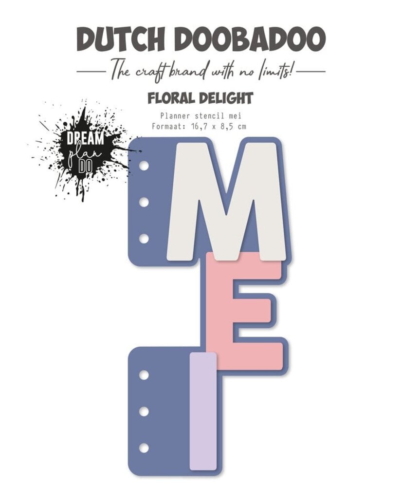 Dutch Doobadoo Dutch Planner Stencil A5 Mei (470.784.308) Dutch Doobadoo Dutch Planner Stencil A5 Mei (470.784.308)