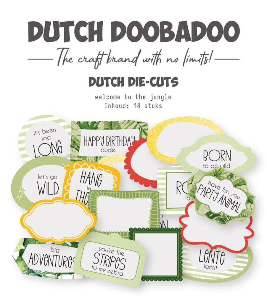 Dutch Doobadoo Dutch Die-Cuts Welcome to the Jungle 2 (474.007.036)