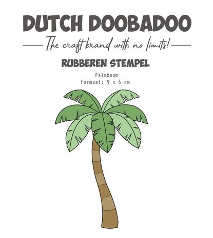 Dutch Doobadoo Rubber Stamp Palmboom (497.004.009)
