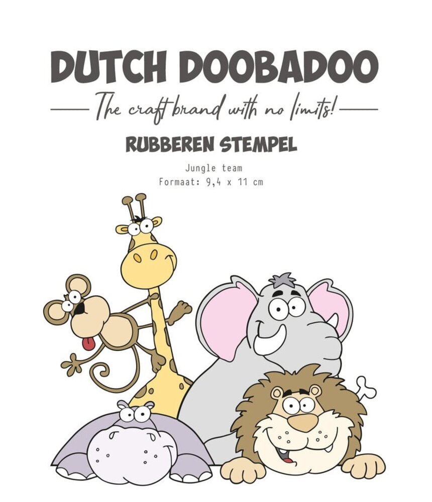 Dutch Doobadoo Rubber Stamp Jungle Team (497.004.010)m (497.004.009) - Copy Dutch Doobadoo Rubber Stamp Jungle Team (497.004.010)m (497.004.009) - Copy