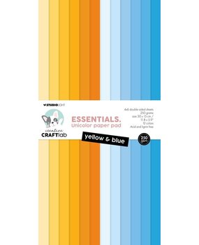 Creative Craftlab Essentials Yellow & Blue Slimline Cardstock (CCL-ES-UPP178) Creative Craftlab Essentials Yellow & Blue Slimline Cardstock (CCL-ES-UPP178)