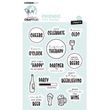 Creative Craftlab Friendz Clear Stamp Cheers (CCL-FR-STAMP660)