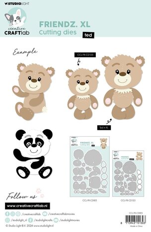 Creative Craftlab Friendz Dies Ted XL (CCL-FR-CD815) Creative Craftlab Friendz Dies Ted XL (CCL-FR-CD815)