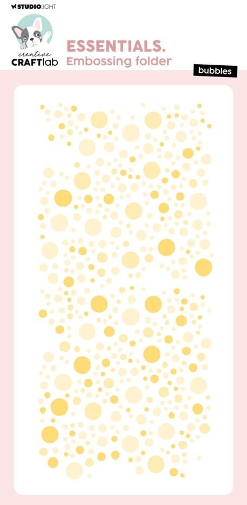 Creative Craftlab Essentials Slimline Embossing Folder Bubbles (CCL-ES-EMB20)
