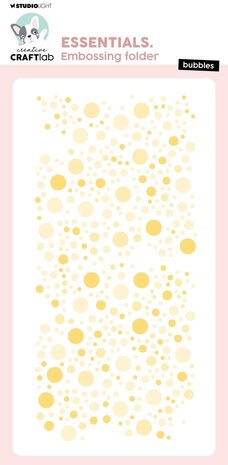 Creative Craftlab Essentials Slimline Embossing Folder Bubbles (CCL-ES-EMB20)