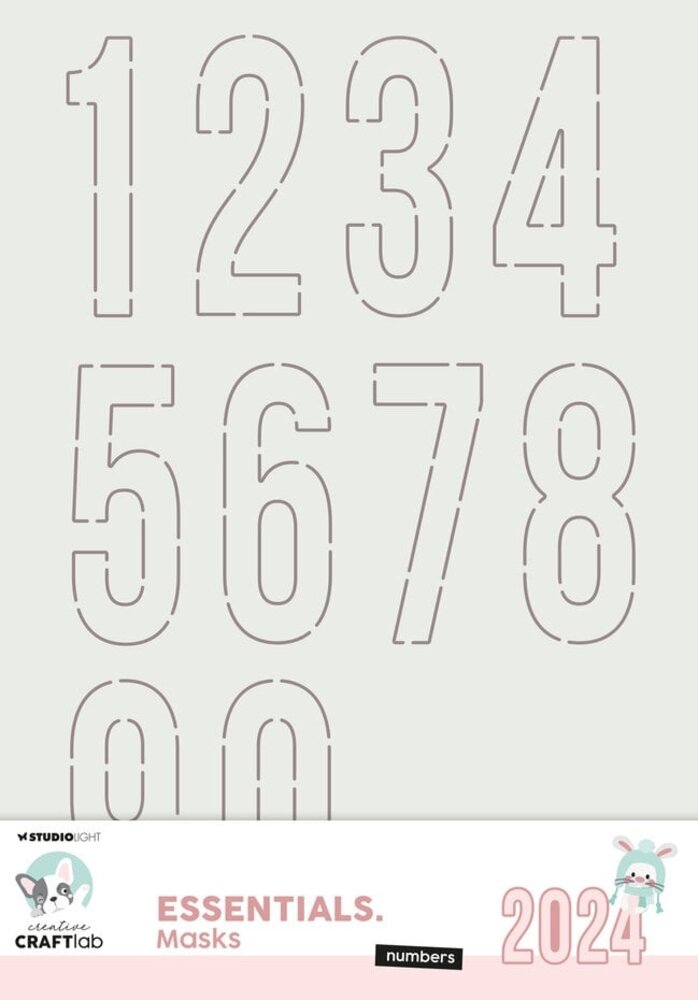 Creative Craftlab Essentials Numbers Craft Stencil (CCL-ES-MASK274) Creative Craftlab Essentials Numbers Craft Stencil (CCL-ES-MASK274)