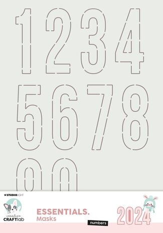 Creative Craftlab Essentials Numbers Craft Stencil (CCL-ES-MASK274) Creative Craftlab Essentials Numbers Craft Stencil (CCL-ES-MASK274)