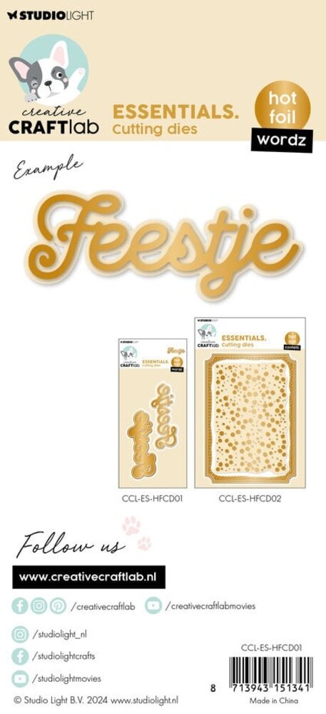 Creative Craftlab Essentials Hot Foil Die Wordz (CCL-ES-HFCD01)