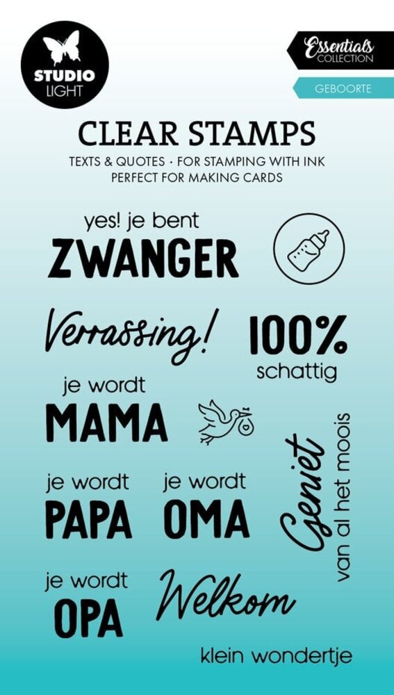 Studio Light Essentials Clear Stamps Geboorte (SL-ES-STAMP645)