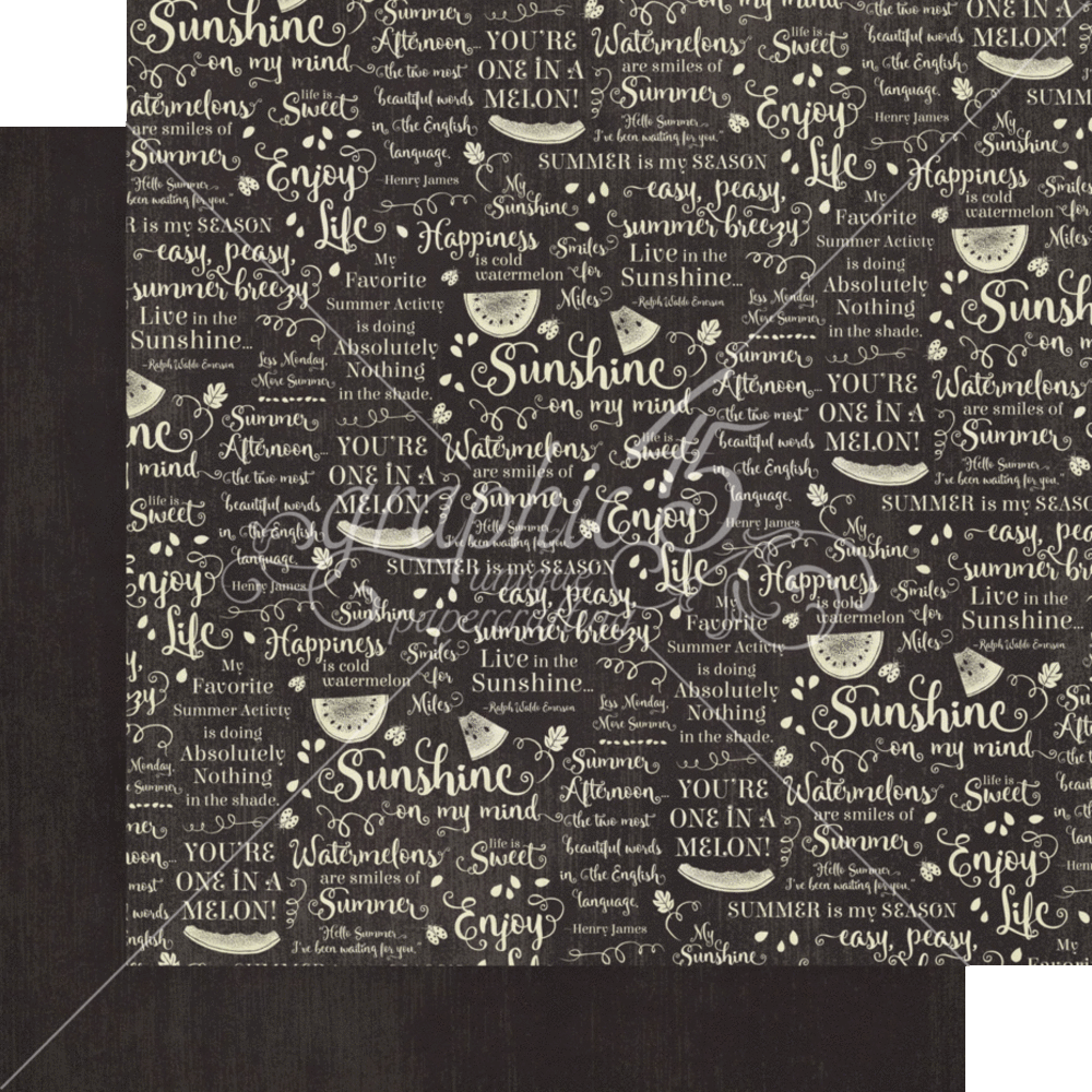 Graphic 45 Sunshine on my Mind 12x12 Inch Patterns & Solids Paper Pack (4502840) Graphic 45 Sunshine on my Mind 12x12 Inch Patterns & Solids Paper Pack (4502840)